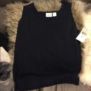 Liz Claiborne villager ribbed tank top new NWT